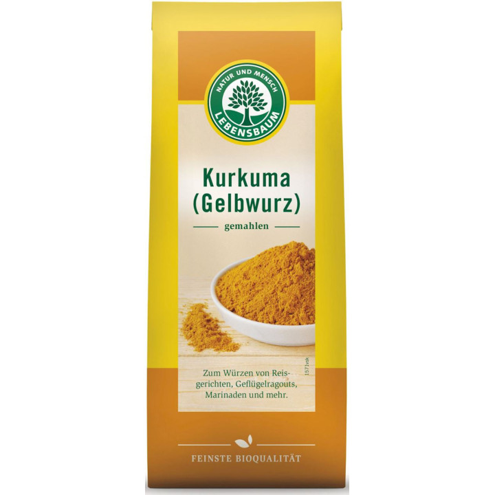 Kurkuma Mielona BIO 50g | LEBENSBAUM - Ekochatka