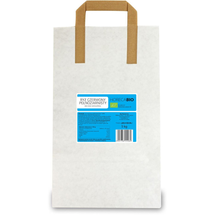 Ryż Czerwony Pełnoziarnisty BIO 5kg | HORECA BIO - Ekochatka
