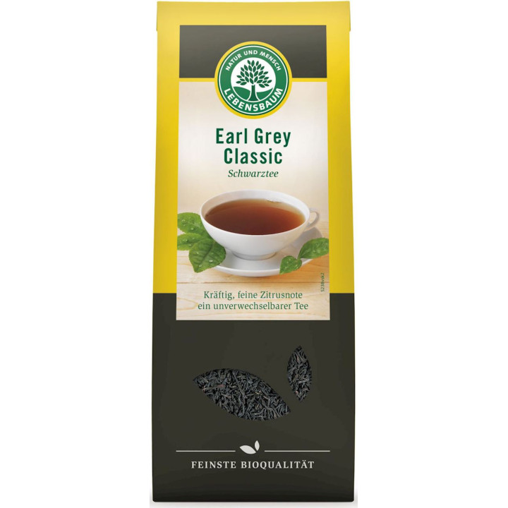 Herbata Czarna Liściasta Earl Grey BIO 100g | LEBENSBAUM - Ekochatka