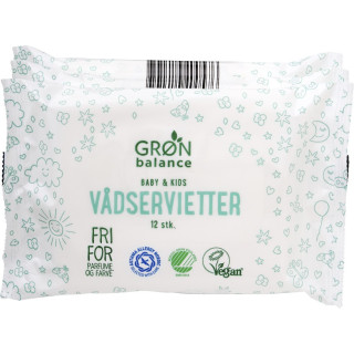 Chusteczki Nawilżane Podróżne dla Dzieci ECO 3x12szt. | GRON BALANCE - Ekochatka