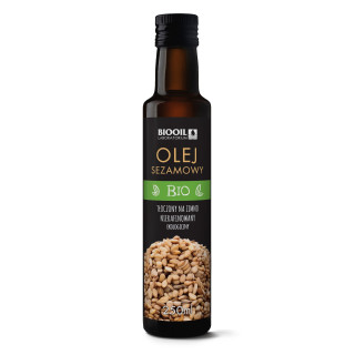 Olej Sezamowy Tłoczony na Zimno BIO 250ml | BIOOIL - Ekochatka