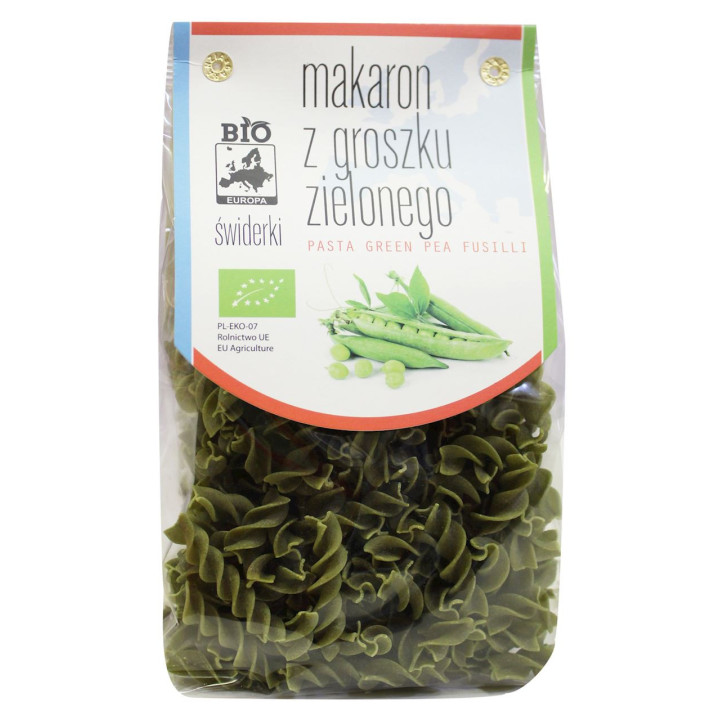 Makaron Proteinowy (z Groszku Zielonego) Świderki BIO 250g | BIO PLANET - seria INNE - Ekochatka