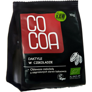 Daktyle w Czekoladzie Surowej BIO 70g | COCOA - Ekochatka