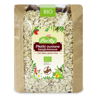 Płatki Owsiane Bezglutenowe BIO (Polska) 1kg | BIO RAJ - Ekochatka