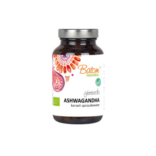Ashwagandha BIO (495 mg) 250 Tabletek | BATOM - Ekochatka