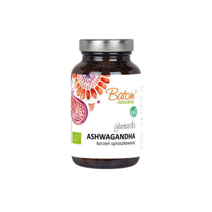 Ashwagandha BIO (495 mg) 250 Tabletek | BATOM - Ekochatka