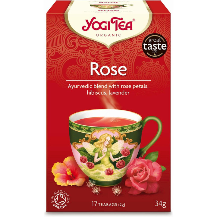 Herbatka Tao Rose BIO (17x2g) 34g | YOGI TEA - Ekochatka