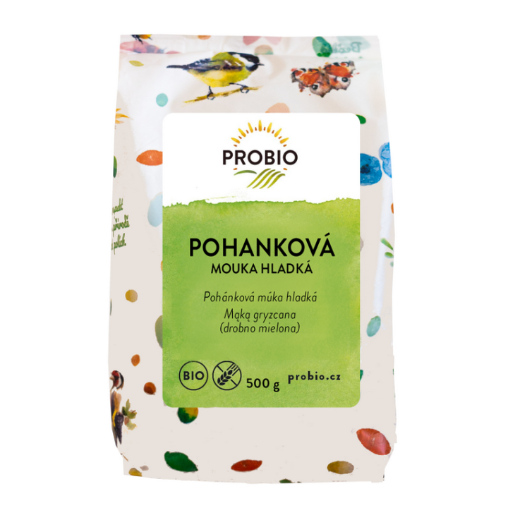 Mąka Gryczana Jasna Bezglutenowa BIO 500g | PROBIO - Ekochatka