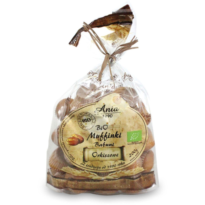 Muffinki Babuni Orkiszowe BIO 200g | BIO ANIA - Ekochatka