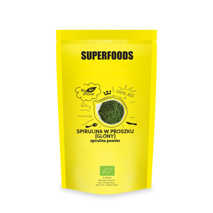 Spirulina Sproszkowana BIO 600g | BIO PLANET - Ekochatka