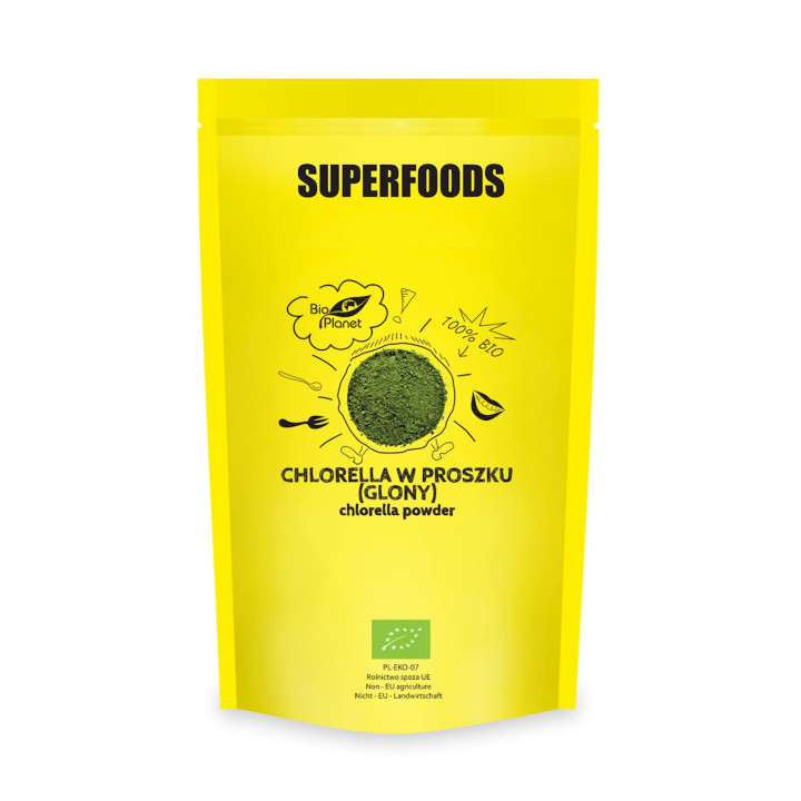 Chlorella Sproszkowana BIO 600g | BIO PLANET - Ekochatka