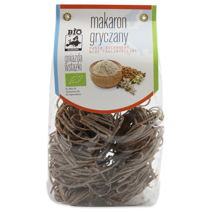 Makaron (Gryczany) Gniazda Wstążki BIO 250g | BIO PLANET - seria INNE - Ekochatka