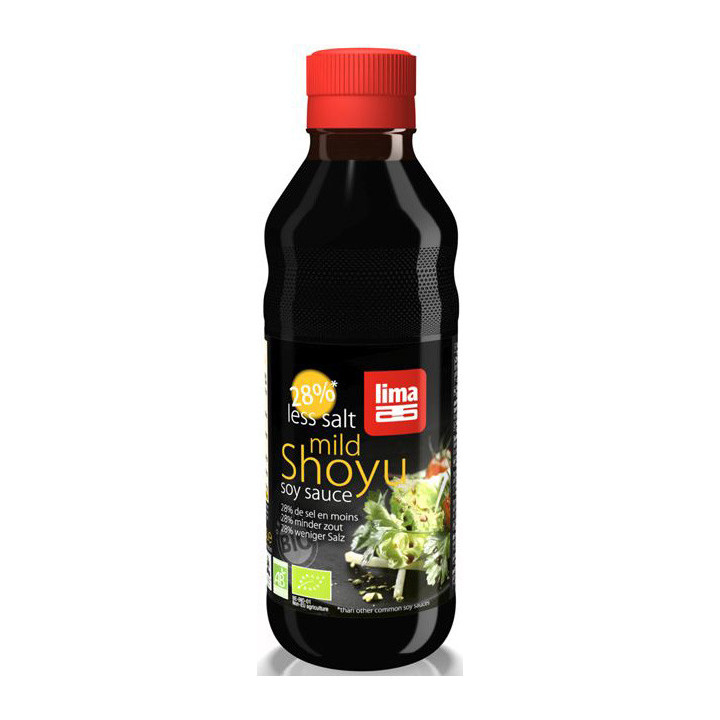 SOS Sojowy Shoyu 28 % Mniej Soli BIO 250ml | LIMA - Ekochatka