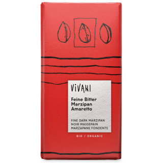 Czekolada Gorzka z Nadzieniem Marcepan Amaretto BIO 100g | VIVANI - Ekochatka