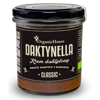 Krem Kokos Daktyle Medjool Classic Bezglutenowy BIO 280g | ORGANICHOUSE - Ekochatka
