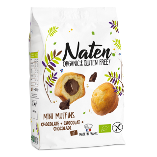 Muffinki Mini z Nadzieniem Orzechowo Kakaowym Bezglutenowe BIO 200g | NATEN - Ekochatka