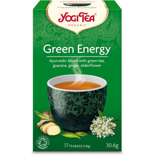 Herbata Zielona Energia (Green Energy) BIO (17x1,8g) 30,6g | YOGI TEA - Ekochatka