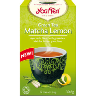Herbata Zielona z Cytryną i Matchą (Green Tea Matcha Lemon) BIO (17x1, | YOGI TEA - Ekochatka