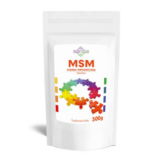 MSM Siarka Organiczna Proszek 500g | SOUL FARM - Ekochatka
