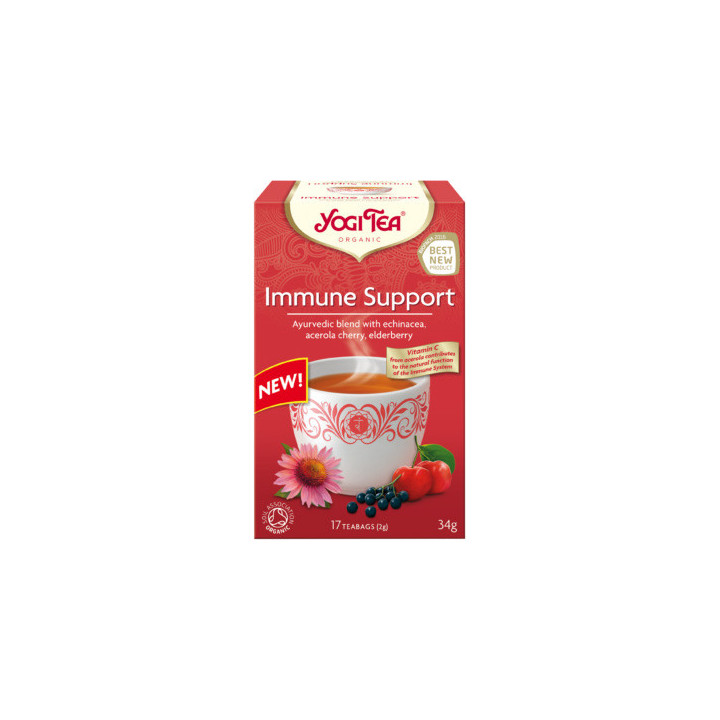 Herbatka na Odporność (Immune Support) BIO (17x2g) 34g | YOGI TEA - Ekochatka