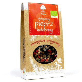 Pieprz Kolorowy Ziarnisty BIO 30g | DARY NATURY - przyprawy i zioła - Ekochatka