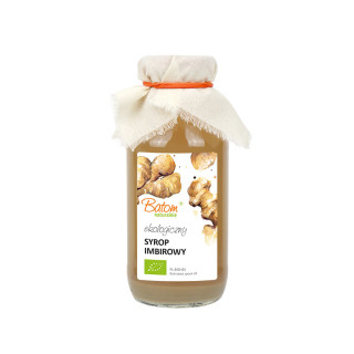 Syrop Imbirowy BIO 330ml | BATOM - Ekochatka