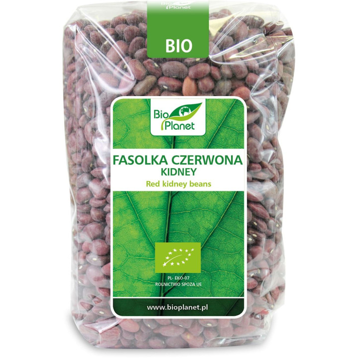 Fasolka Czerwona Kidney BIO 1kg | BIO PLANET - Ekochatka