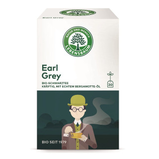 Herbata Czarna Earl Grey BIO (20x2g) 40g | LEBENSBAUM - Ekochatka