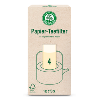 Saszetki do Parzenia Herbaty Rozmiar 4 Duże (100szt.) | LEBENSBAUM - Ekochatka