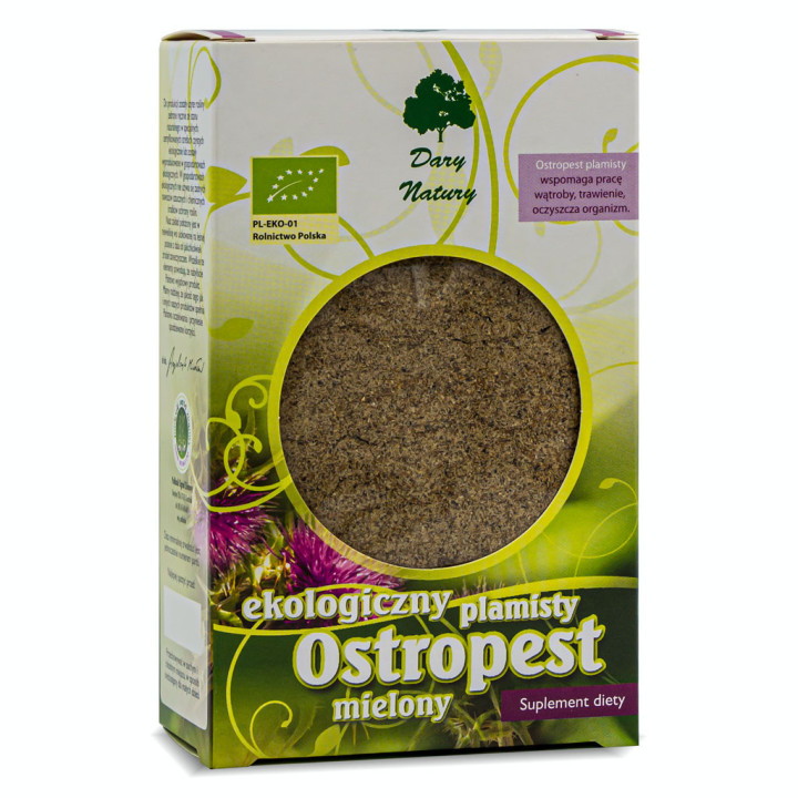 Ostropest Plamisty Mielony BIO 100g | DARY NATURY - herbatki - Ekochatka