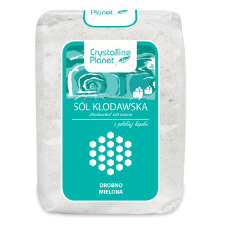 Sól Kłodawska Drobno Mielona Bezglutenowa 600g | CRYSTALLINE PLANET - Ekochatka