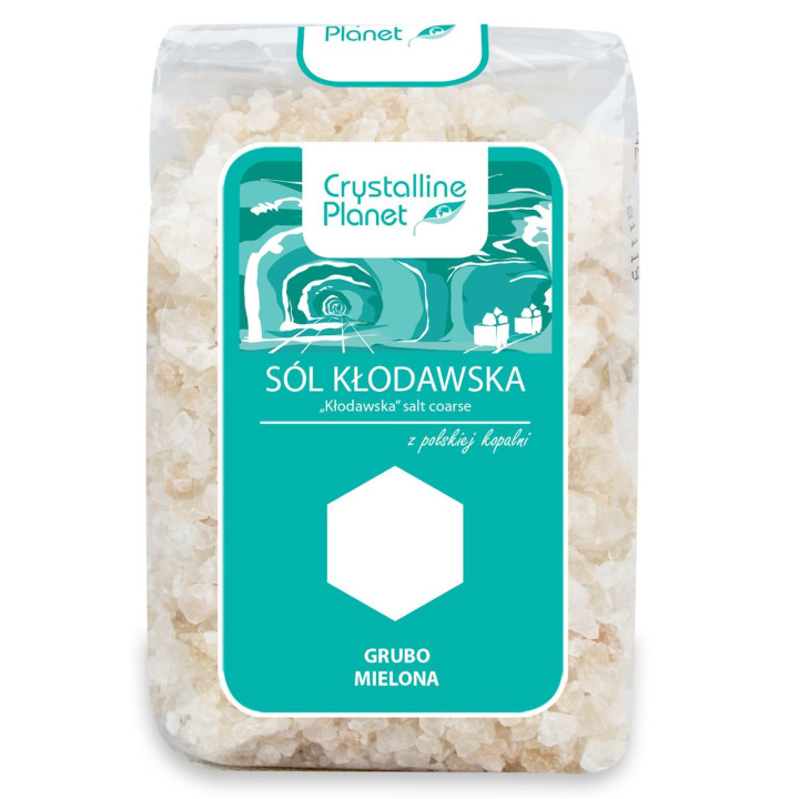 Sól Kłodawska Grubo Mielona 600g | CRYSTALLINE PLANET - Ekochatka