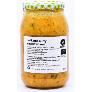 Curry Delikatne z Mango i Orzechami Nerkowca BIO 900ml | DELIKATNA - Ekochatka