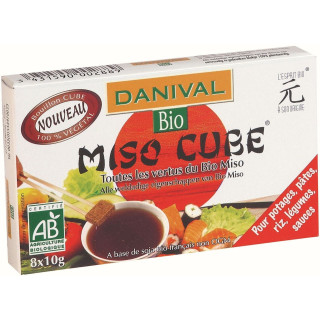 Miso Kostki BIO (8x10g) 80g | DANIVAL - Ekochatka
