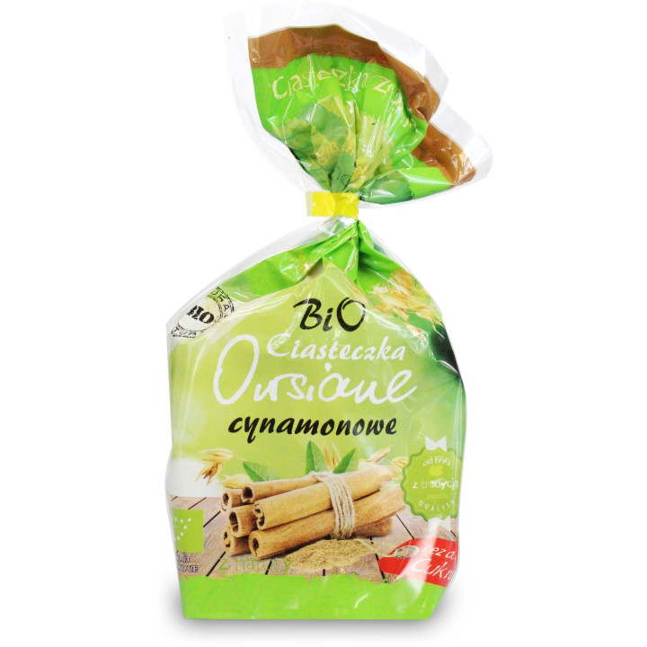 Ciastka Owsiane Cynamonowe bez Dodatku Cukrów BIO 150g | BIO ANIA - Ekochatka