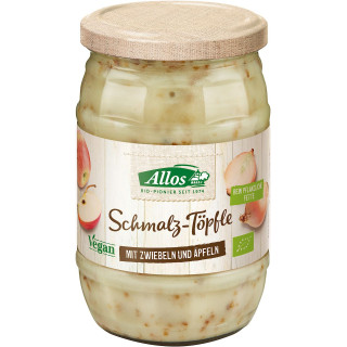 Smalczyk Wegański z Cebulą i Jabłkiem Bezglutenowy BIO 250g | ALLOS - Ekochatka