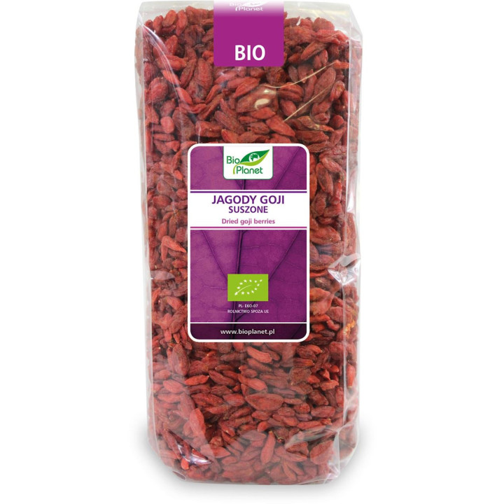 Jagody Goji Suszone BIO 1kg | BIO PLANET - Ekochatka