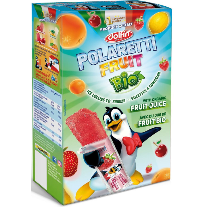 Lody Wodne do Zamrożenia BIO (10x40ml) 400ml | DOLFIN - Ekochatka