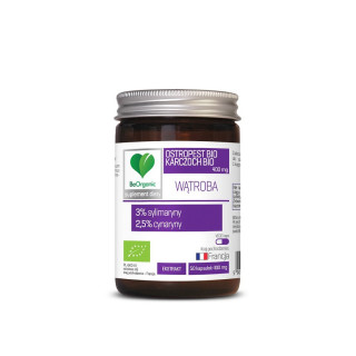 Ostropest + Karczoch Ekstrakt BIO 50 Kapsułek | BE ORGANIC - Ekochatka