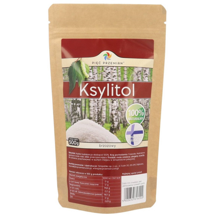 Ksylitol 500g | PIĘĆ PRZEMIAN - Ekochatka