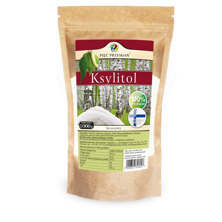Ksylitol 1kg | PIĘĆ PRZEMIAN - Ekochatka