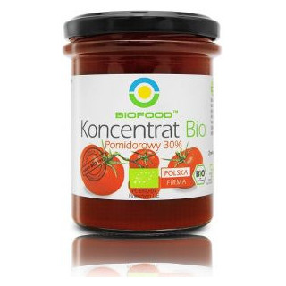 Koncentrat Pomidorowy 30 % Bezglutenowy BIO 200g | BIOFOOD - Ekochatka