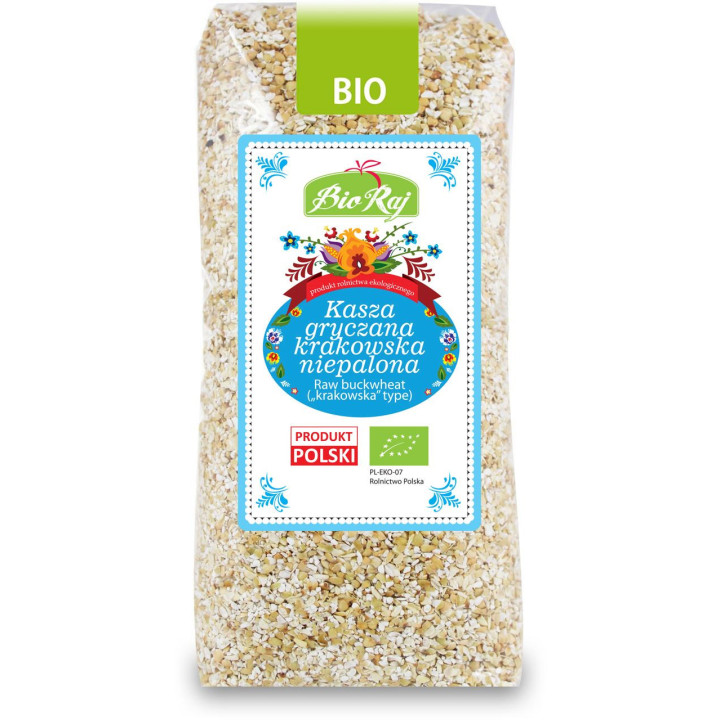 Kasza Gryczana Krakowska Niepalona BIO (Polska) 500g | BIO RAJ - Ekochatka