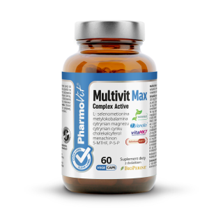 Multiwitamina (Multivit Max Complex Active) Bezglutenowe 60 Kapsułek | PHARMOVIT - Ekochatka