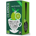 Herbata Zielona z Limonką i Imbirem Fair Trade (20 x 2 g) BIO 40 g - Clipper