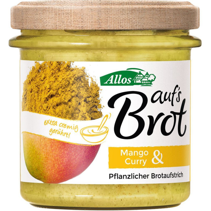 Pasta Kremowa z Mango i Curry Bezglutenowa BIO 140g | ALLOS - Ekochatka