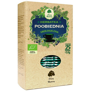 Herbatka Poobiednia BIO (25x2g) 50g | DARY NATURY - herbatki - Ekochatka