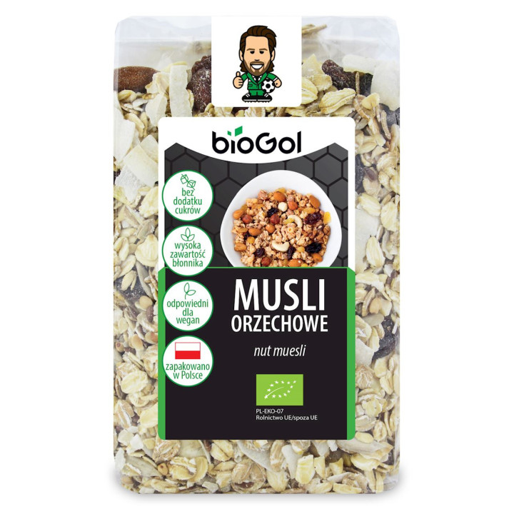 Musli Orzechowe BIO 300g | BIOGOL - Ekochatka