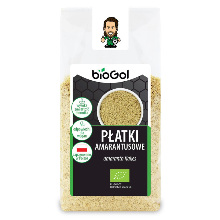 Płatki Amarantusowe BIO 300g | BIOGOL - Ekochatka