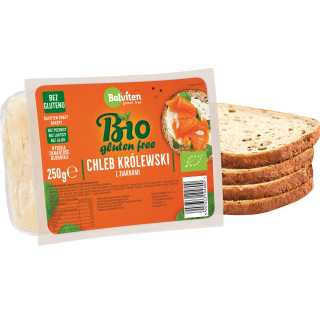 Chleb Królewski z Ziarnami Krojony Bezglutenowy BIO 250g | BALVITEN - Ekochatka